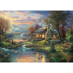 Schmidt Spiele (59467) - Thomas Kinkade: "Paradise" - 1000 pezzi