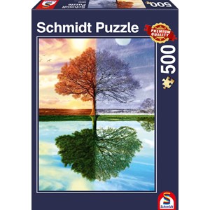 Schmidt Spiele (58223) - "Seasons Tree" - 500 pezzi