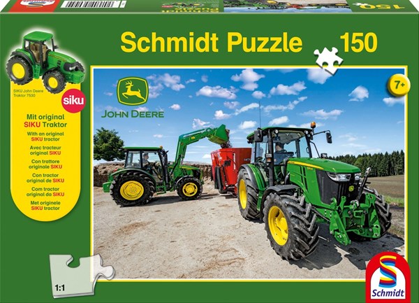 Schmidt Spiele (56045) - "John Deere, Tractor 5M Serie" - 150 pezzi
