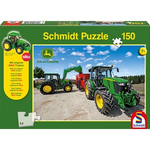 Schmidt Spiele (56045) - "John Deere, Tractor 5M Serie" - 150 pezzi