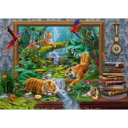 Schmidt Spiele (59337) - Jan Patrik Krasny: "Tiger in the Jungle" - 1000 pezzi