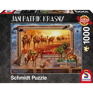 Schmidt Spiele (59338) - Jan Patrik Krasny: "The Desert" - 1000 pezzi