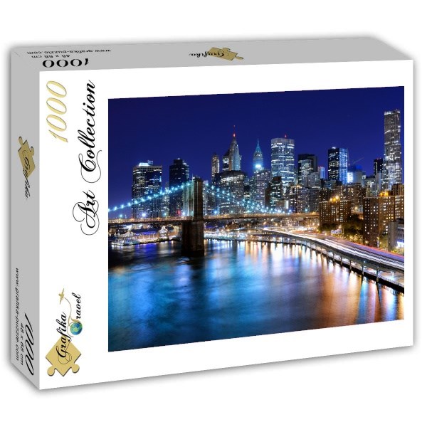 Grafika (T-00097) - "New York by Night" - 1000 pezzi