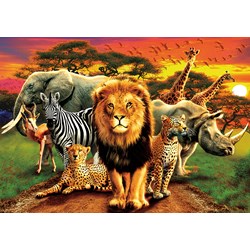 Buffalo Games (3774) - "African Beasts" - 500 pezzi