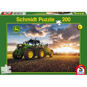 Schmidt Spiele (56145) - "Tractor John Deer 6150R" - 200 pezzi