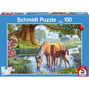 Schmidt Spiele (56161) - "Horses" - 150 pezzi