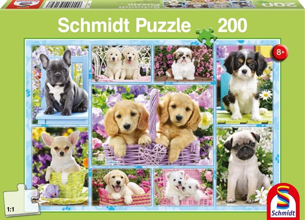Schmidt Spiele (56162) - "Puppies" - 200 pezzi