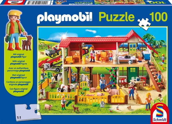 Schmidt Spiele (56163) - "The Farm" - 100 pezzi