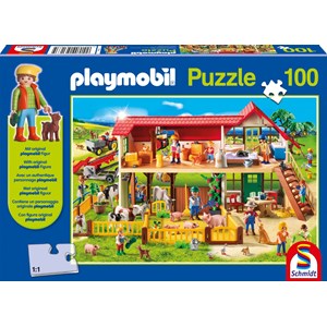 Schmidt Spiele (56163) - "The Farm" - 100 pezzi