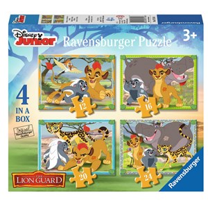 Ravensburger (07158) - "The Lion Guard" - 12 16 20 24 pezzi