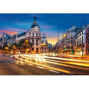 Ravensburger (19618) - "Gran Vía, Madrid" - 1000 pezzi