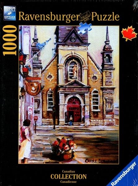 Ravensburger (19626) - Carole Spandau: "Chapelle Bon-Secours, Montréal" - 1000 pezzi
