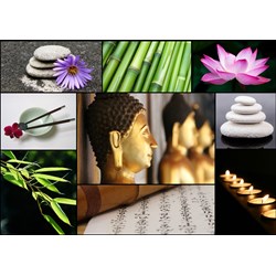 Grafika (T-00044) - "Collage, Zen Atmosphere" - 1000 pezzi