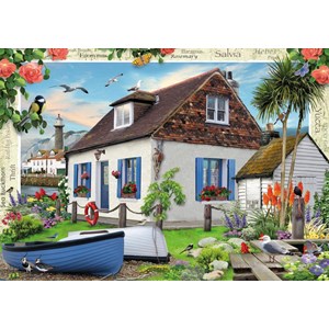 Ravensburger (19219) - "Fisherman's Cottage" - 1000 pezzi