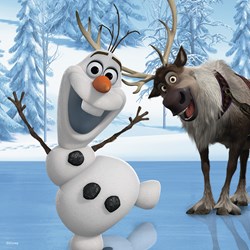 Ravensburger (22311) - "Frozen + Memory" - 25 36 49 pezzi