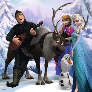 Ravensburger (22311) - "Frozen + Memory" - 25 36 49 pezzi