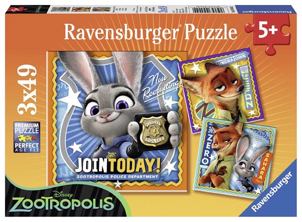 Ravensburger (09404) - "Zootropolis" - 49 pezzi