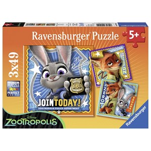 Ravensburger (09404) - "Zootropolis" - 49 pezzi