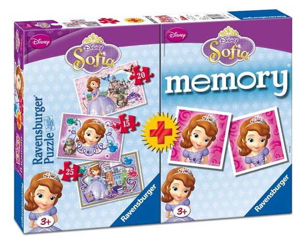 Ravensburger (07358) - "Sofia + Memory" - 15 20 25 pezzi