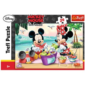 Trefl (14236) - "Picnic at the beach" - 24 pezzi