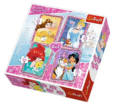 Trefl (34256) - "Disney Princess" - 35 48 54 70 pezzi