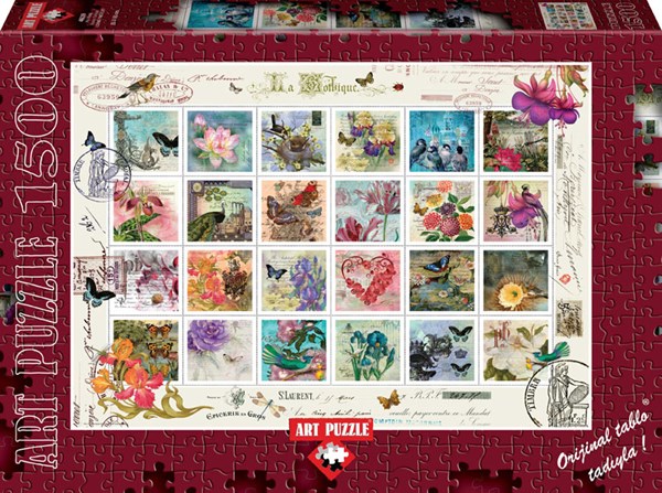 Art Puzzle (4639) - "Stamp Collage" - 1500 pezzi