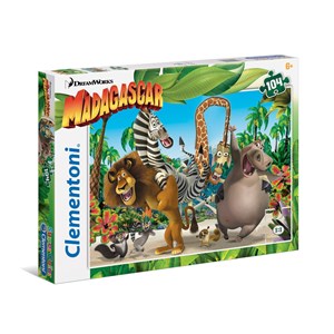 Clementoni (27941) - "Madagascar" - 104 pezzi