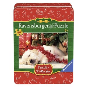 Ravensburger (07546) - "Christmas Puppy" - 80 pezzi