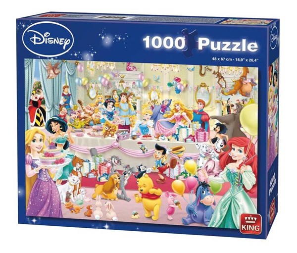 King International (05264) - "Disney, Happy Birthday" - 1000 pezzi