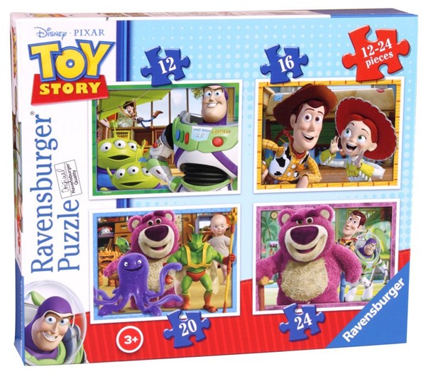 Ravensburger (07108) - "Toy Story" - 12 16 20 24 pezzi