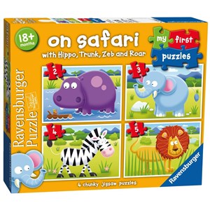 Ravensburger (07301) - "On Safari" - 2 3 4 5 pezzi
