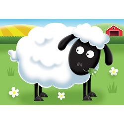 Ravensburger (07302) - "On the Farm" - 2 3 4 5 pezzi