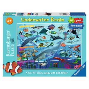Ravensburger (07347) - "Underwater Realm" - 60 pezzi