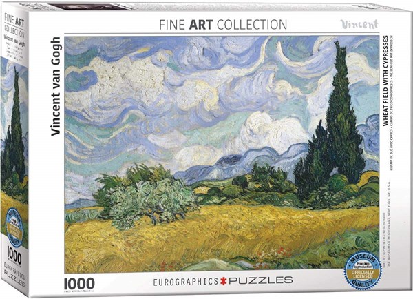 Eurographics (6000-5307) - Vincent van Gogh: "Wheat Field with Cypresses" - 1000 pezzi
