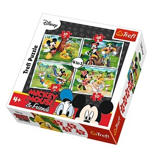 Trefl (34261) - "Mickey Mouse & Friends" - 35 48 54 70 pezzi