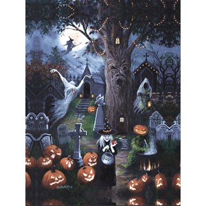SunsOut (45402) - Susan Rios: "Halloween Night" - 300 pezzi