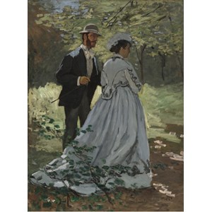 Grafika (01533) - Claude Monet: "Bazille and Camille, 1865" - 2000 pezzi