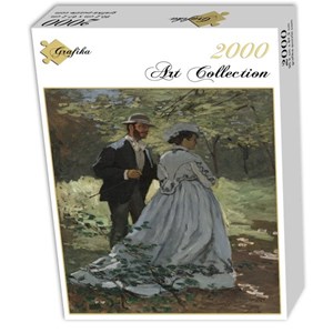 Grafika (01533) - Claude Monet: "Bazille and Camille, 1865" - 2000 pezzi