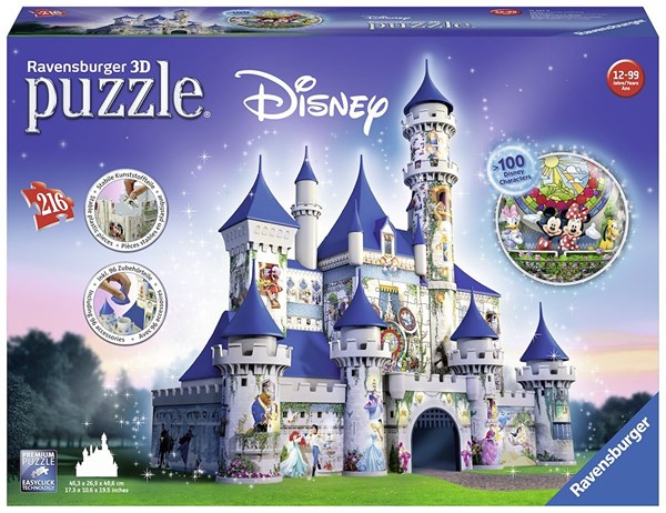 Ravensburger (12587) - "Disney Castle" - 216 pezzi