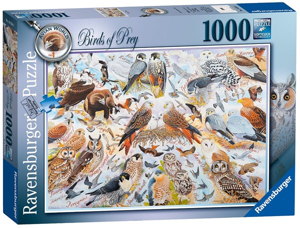 Ravensburger (19559) - "Birds of Prey" - 1000 pezzi