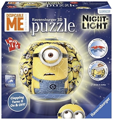 Ravensburger (12185) - "Minions + LED" - 72 pezzi