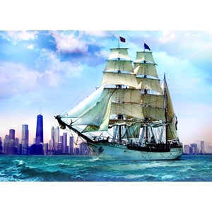 Trefl (371208) - "Sailing Towards Chicago" - 500 pezzi
