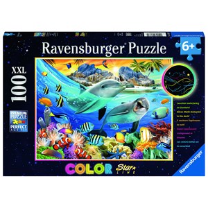 Ravensburger (13667) - "Luminous Coral Reef" - 100 pezzi