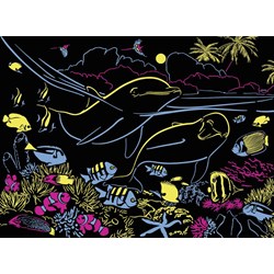 Ravensburger (13667) - "Luminous Coral Reef" - 100 pezzi