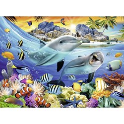 Ravensburger (13667) - "Luminous Coral Reef" - 100 pezzi
