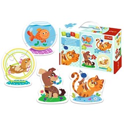 Trefl (360530) - "Pets" - 2 3 4 pezzi