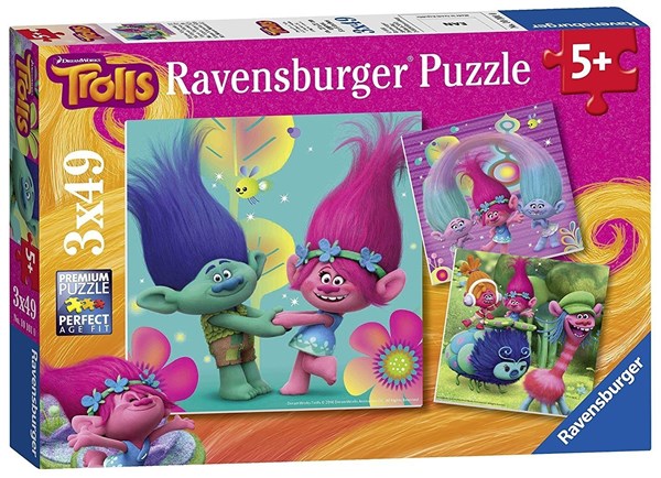 Ravensburger (09364) - "Trolls" - 49 pezzi