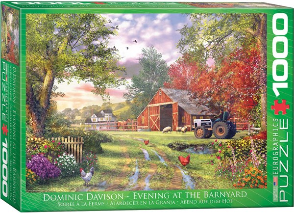 Eurographics (6000-0715) - Dominic Davison: "Evening at the Barnyard" - 1000 pezzi