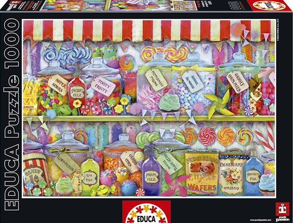 Educa (16291) - Aimee Stewart: "Candy Shop" - 1000 pezzi