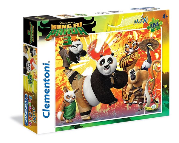 Clementoni (27959) - "Kung Fu Panda 3" - 104 pezzi